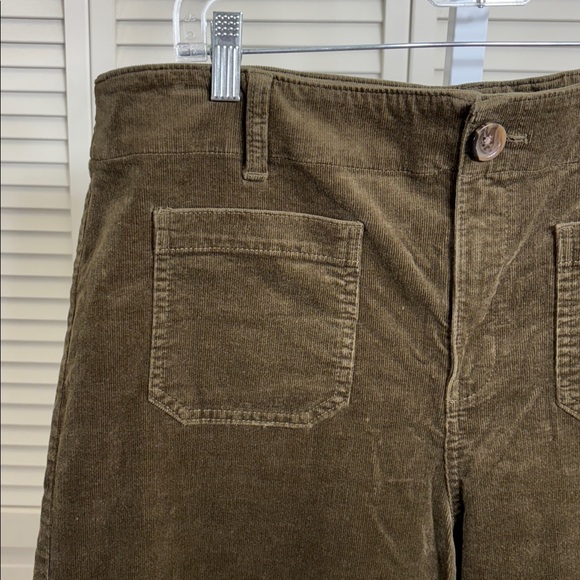 Talbots Stretch Corduroy Wide Leg Pants Size 16 - Picture 6 of 12